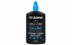 Vélo Soldes Magasin 5 ZEFAL Huile Chaîne Vélo Zéfal Extra Wet Lub - 120 Ml