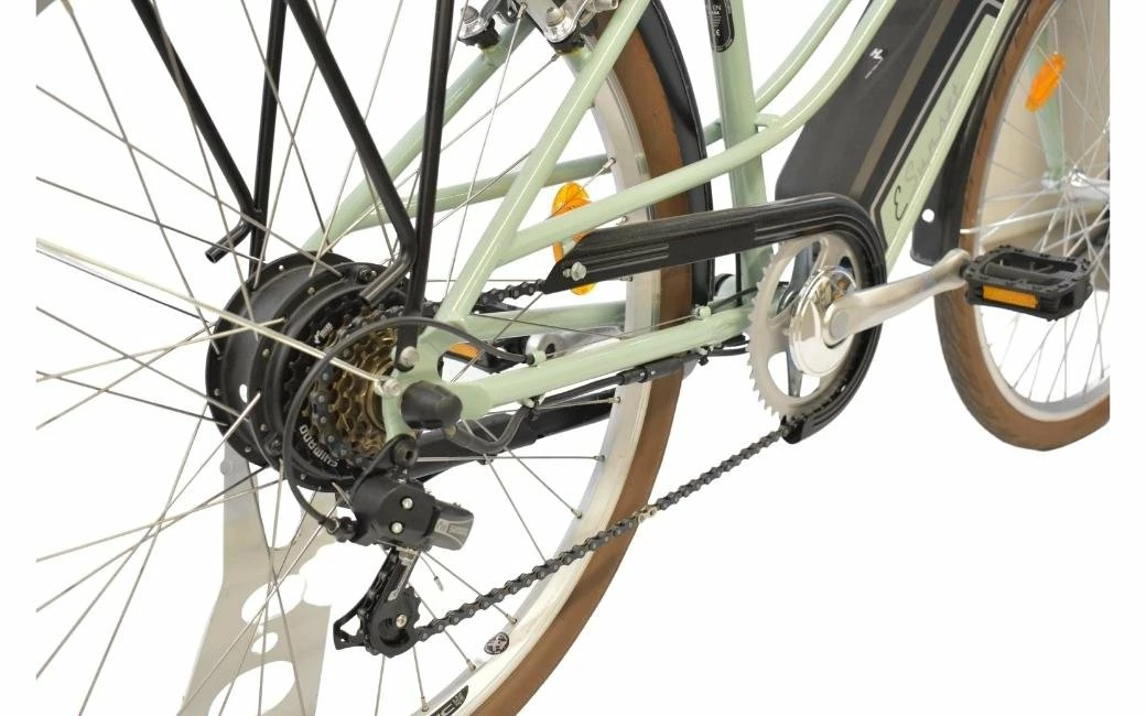 Vélo De Ville Electrique Exs E-Sunset 26" Pistache - 2021 5 Vélo De Ville Electrique Exs E-Sunset 26" Pistache - 2021 – Image 3