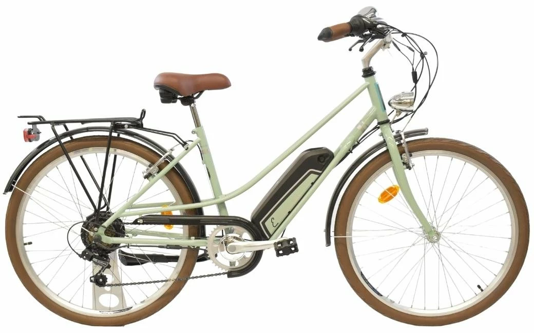 Vélo De Ville Electrique Exs E-Sunset 26" Pistache - 2021 3 Vélo De Ville Electrique Exs E-Sunset 26" Pistache - 2021